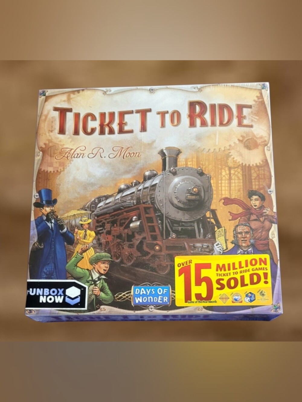 BRAND NEW SEALED TICKET TO RIDE BOARD GAME BY ALAN R. MOON (DAYS OF WONDER)
